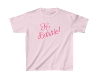hola barbie! Camiseta para niños