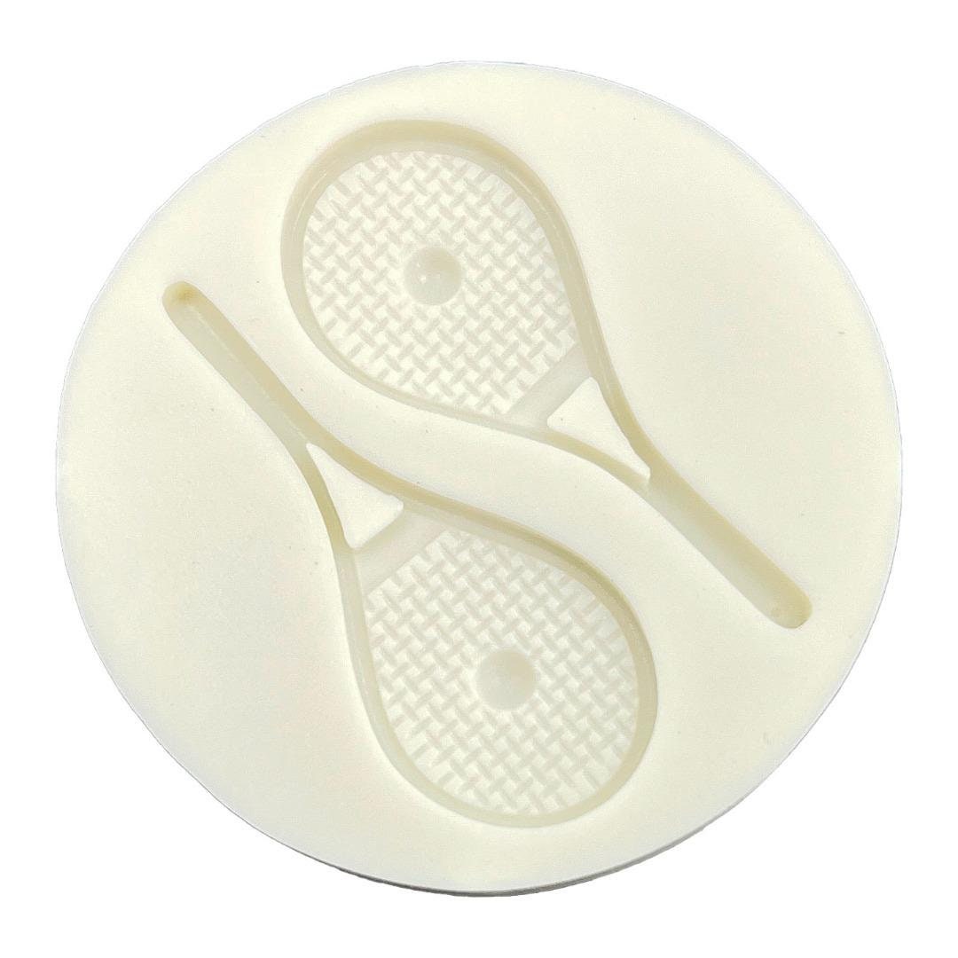 Tennis Player Racket Silicone Mould Sport Themed Cake Topper Wimbledon ...