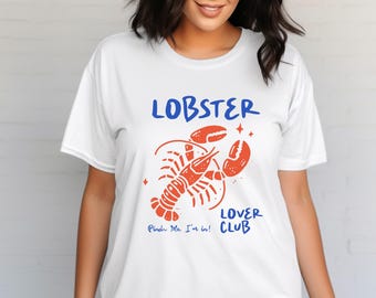 Lobster Graphic T-Shirt: Seafood Lover's 100% Cotton Tee