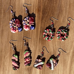 Charcuterie Board Dangle Earrings (Bruschetta)