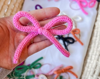 Handmade Crochet Hair Bow