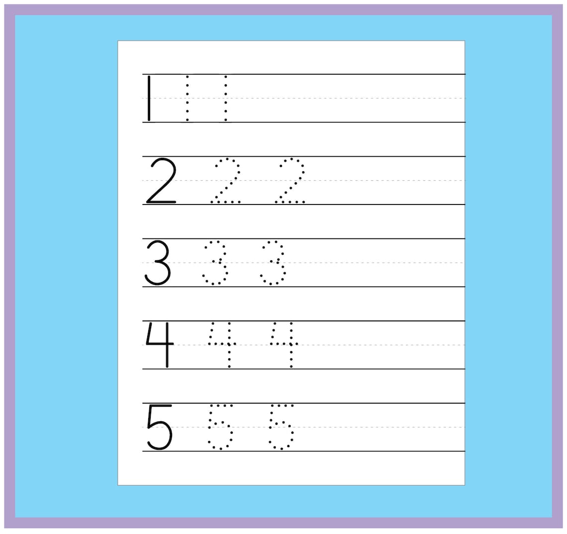 Alphabet and Numbers Handwritten Tracing - Letters A to Z - Numbers 1 ...