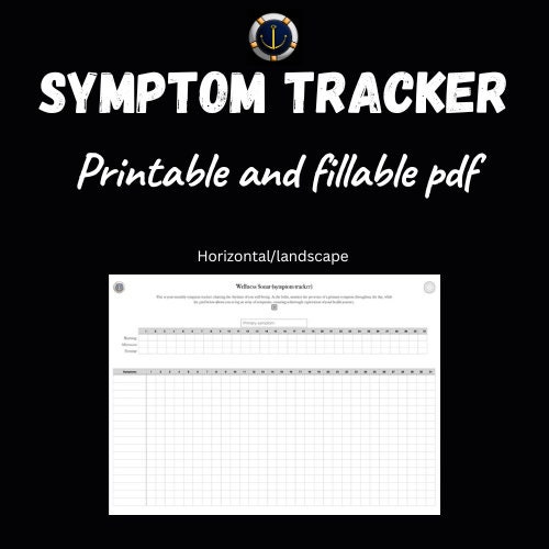 Daily Symptom Tracker: Printable PDF for Monitoring Your Main Symptom ...