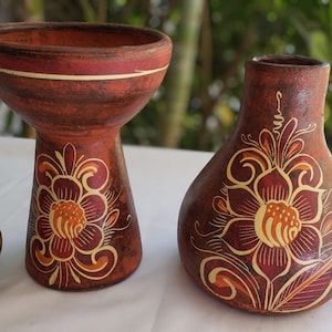 ancestral fireplace, lantern, incense burner, copal and palo santo burning bowl, antique clay, candle warmer