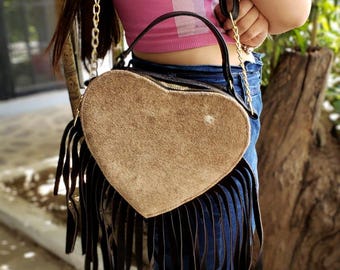 【Anyone more】Kane Vintage Heart Leather Shoulder Bag su25-kane-convertible-shoulder