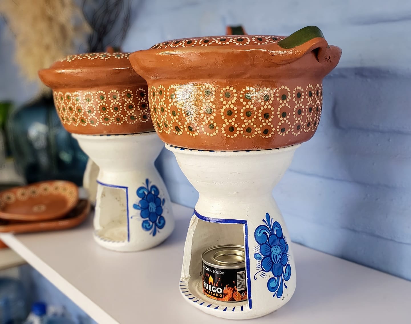 Heavy Duty Anafre Set and Capula Clay Casserole Rice Cooker, Mexican ...