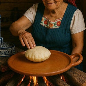 Comal de Barro para Tortillas Tortilla Warner Comal para Tortillas Plancha para Tortillas, Unglazed HandMade Clay chef