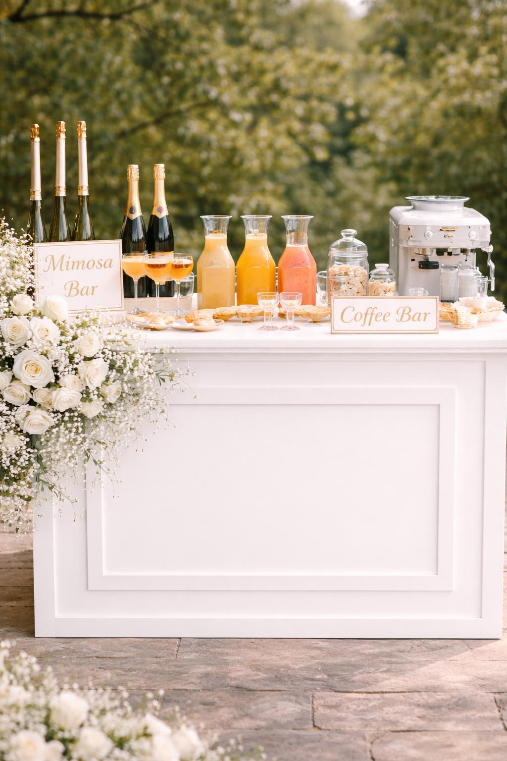 Wedding Dessert Bar Table 43”x35” Event Display Stand, Candy Cart
