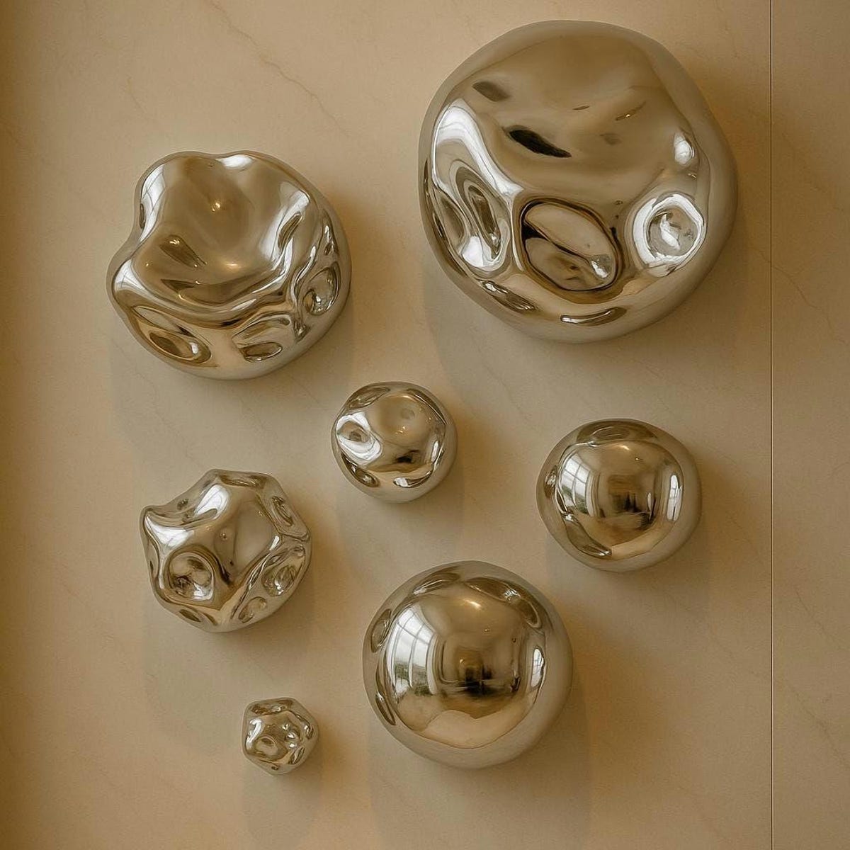 Pack of 5 Modern Mirrors