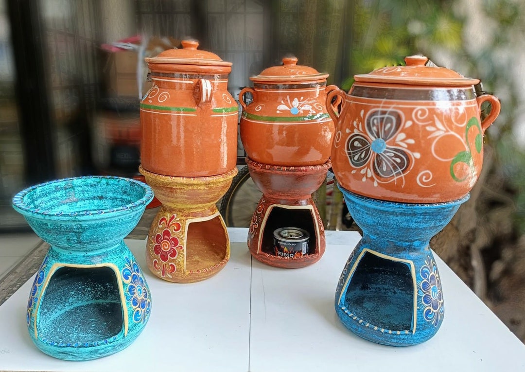 Cazuela Honda De Barro Mediana Mi Tonala Artesanias Mexicanas En