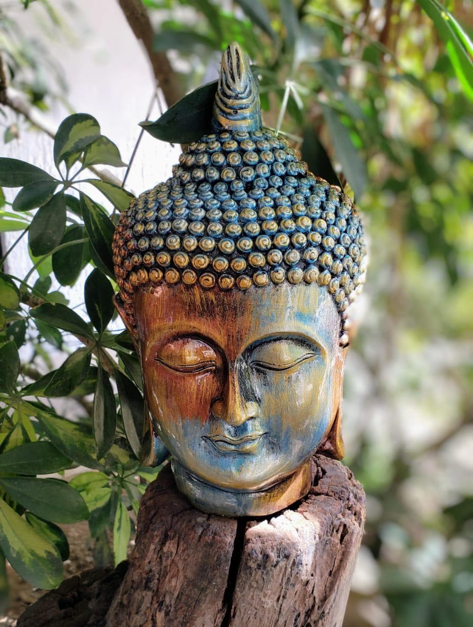 Buddha Statue Sandstone - Etsy