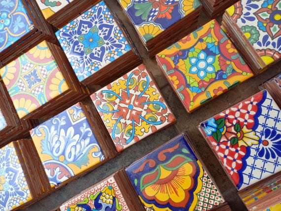 Mexican Ceramic Tiles 4x4 - Ferran By Cerames - 30 Decorative Mexican
