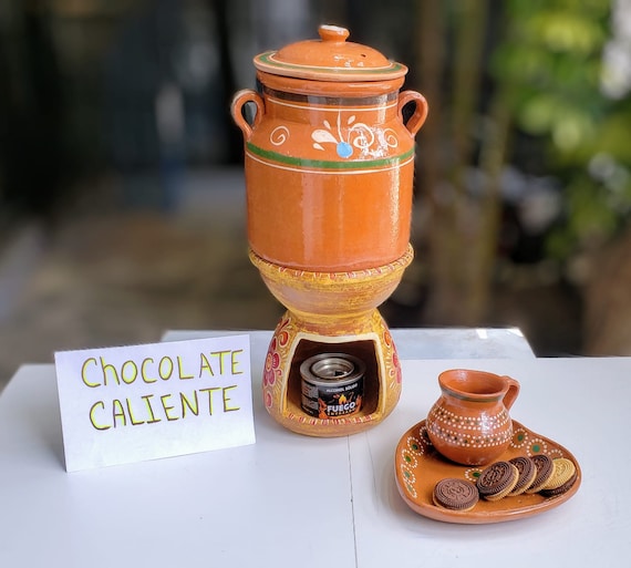 Buffet Brazier, Clay Pot Stand Ideal as Fondue Stand, Bean Pot