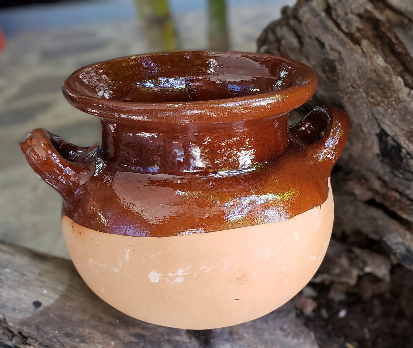 Olla de barro de litro México