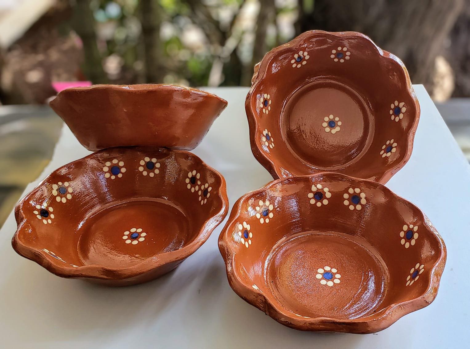 Plato hondo de barro para pozole new arrivals