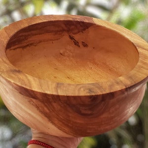 Large Round Wooden Dough Bowl Food Safe/Hand Carved/Food Safe/Rustic/Guamuchil Wood Bowl