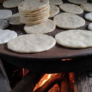 Comal de Barro para Tortillas Tortilla Warner Comal para Tortillas Plancha para Tortillas, Unglazed HandMade Clay chef