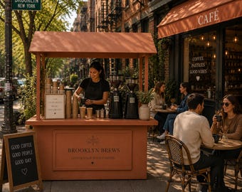 Carrello da caffè di lusso per eventi, bar mobile per champagne, postazione per bevande da matrimonio, carrello per dessert