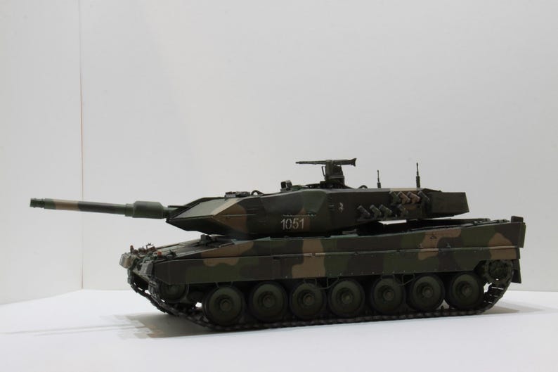 Leopard Paper Model Tank Papercraft Kit Leopard 2A5 Tank 3d Paper Model Crafting PDF Plans DIY ...