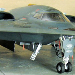 Kit PaperCraft Modèle 3D en papier d'avion B2 Spirit Plans PDF à imprimer, découper et coller Modèle créatif en papier pour travaux manuels en papier puzzle de loisirs