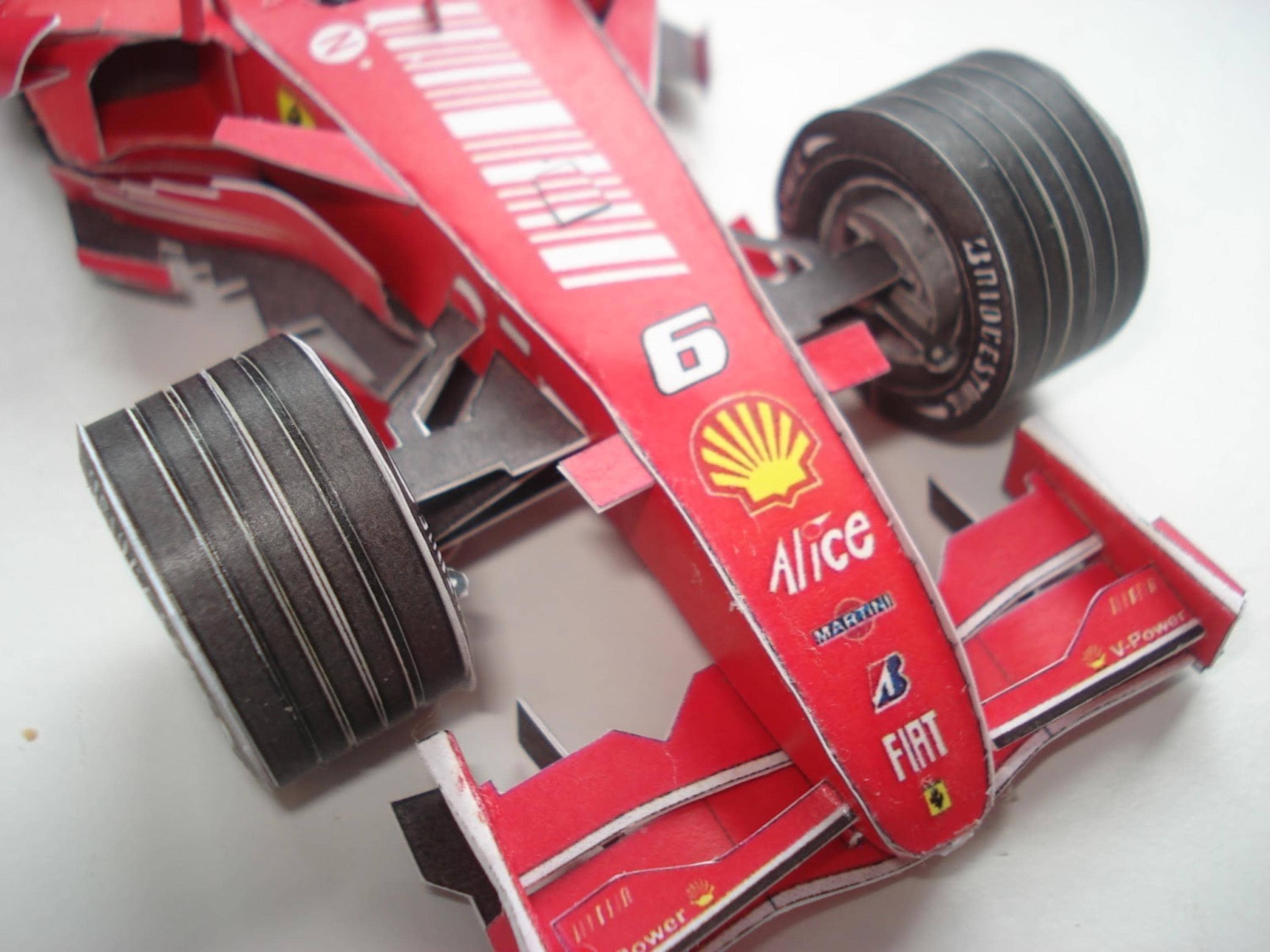 Papercraft Kit F1 Race Car 3d Paper Model Crafting Kit PDF Plans to ...