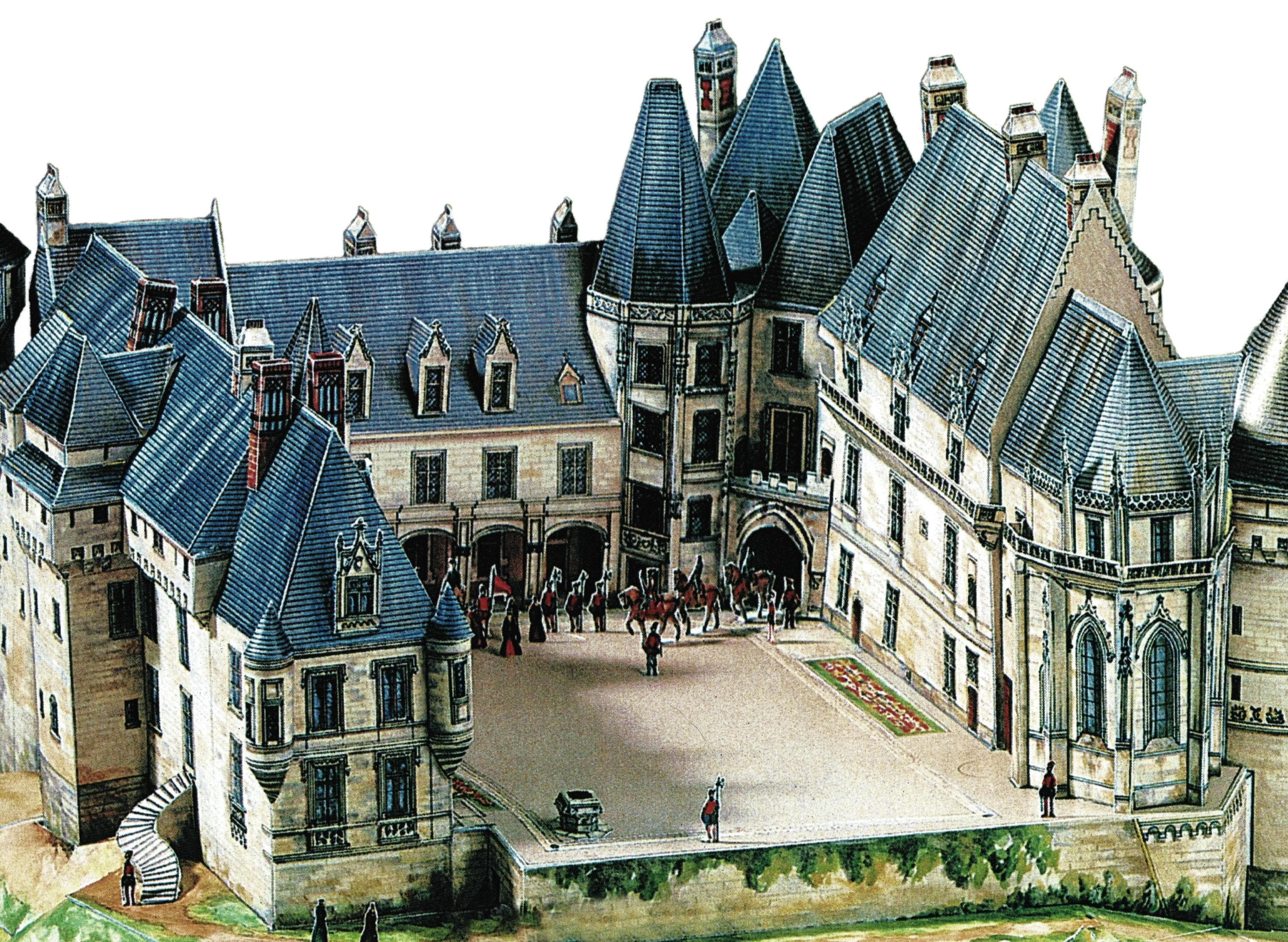 Papercraft Kit Chateau De Chaumont France 3d Paper Model Crafting