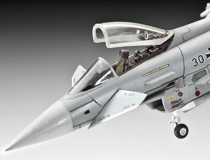 Papercraft Kit Eurofighter Airplane 3d Paper Model Crafting Kit PDF ...