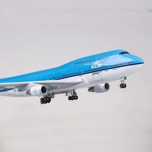 Kit de PaperCraft: avión 747, modelo de papel 3D, kit de manualidades, planos en PDF para imprimir, cortar y pegar, plantilla de manualidades de papel, pasatiempo, rompecabezas, decoración