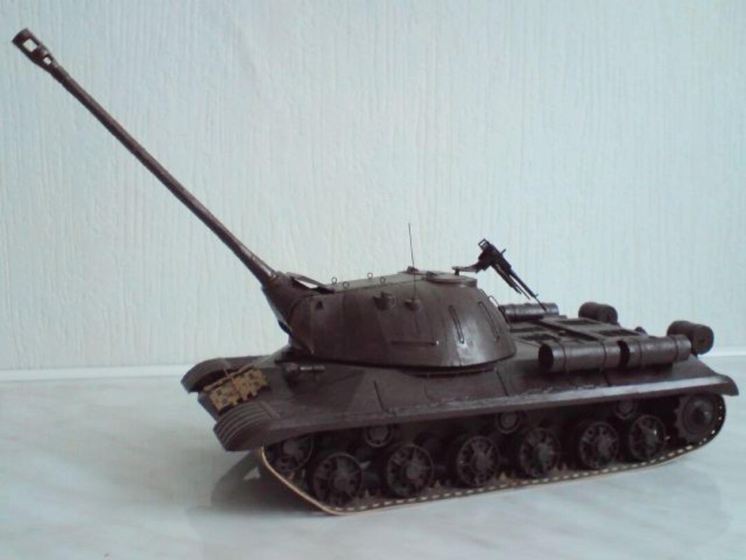 Papercraft Kit IS-3 Object 703 Experimental Soviet Heavy Tank 3d Paper ...