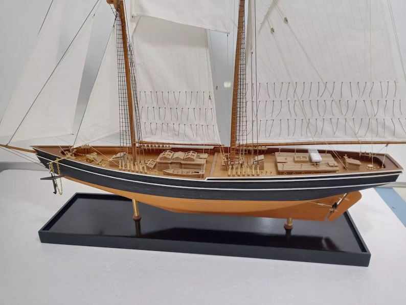Papercraft Kit America Yacht 3d Paper Model Crafting Kit PDF Plans to ...