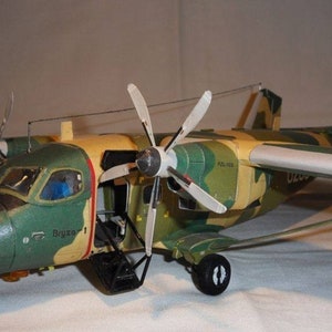 Kit de PaperCraft, avión PZL Skytruck, modelo de papel 3D, kit de manualidades, planos en PDF para imprimir, cortar y pegar, plantilla de manualidades de papel para bricolaje, pasatiempo, rompecabezas, decoración