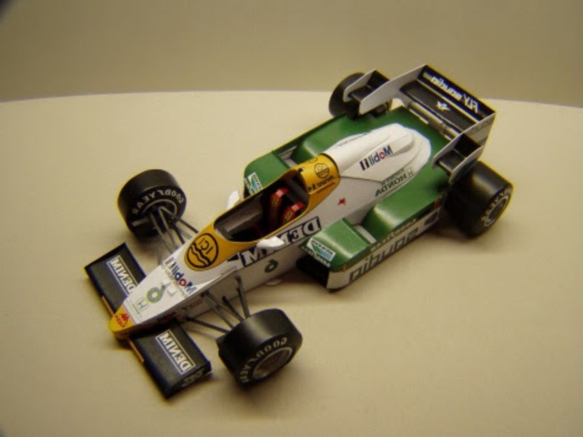 Papercraft Kit F1 Race Car 3d Paper Model Crafting Kit PDF Plans to ...