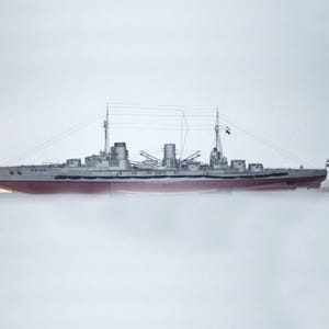 Kit de PaperCraft: crucero de batalla SMS Seydlitz, modelo de papel 3D, kit de manualidades, planos en PDF para crear plantillas de papel para manualidades, rompecabezas, decoración, etc.