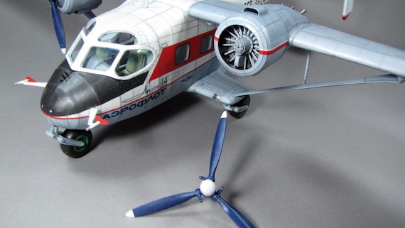 Papercraft Kit Antonov An-14 Pchelka Airplane 3d Paper Model