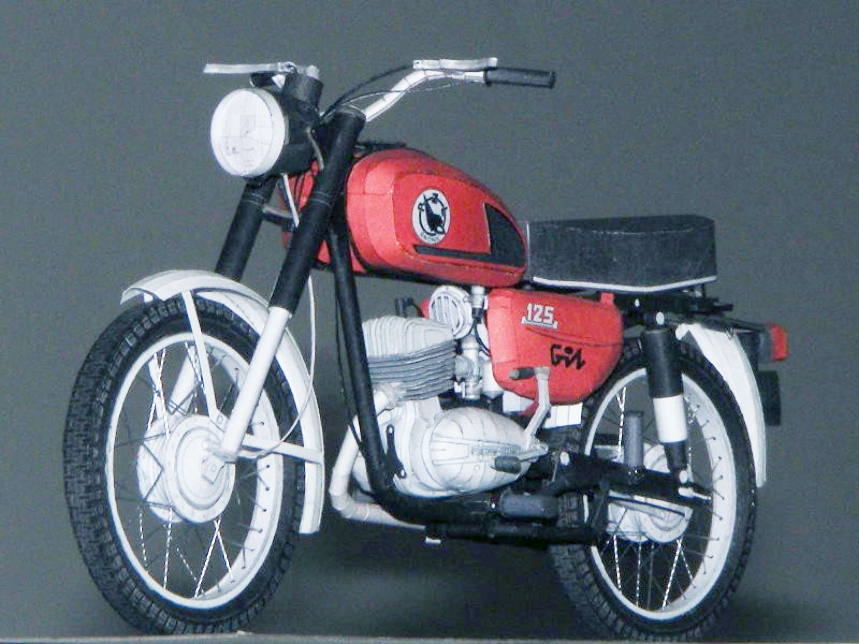 Buy Papercraft Kit WSK M06B3 Gil Motorcycle 3d Paper Model
