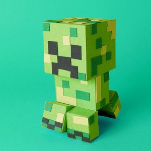 Kit de manualidades con modelos de papel en 3D de Poison Creeper de PaperCraft, planos en PDF para imprimir, cortar y pegar, plantilla de manualidades de papel para bricolaje como pasatiempo, rompecabezas y decoración