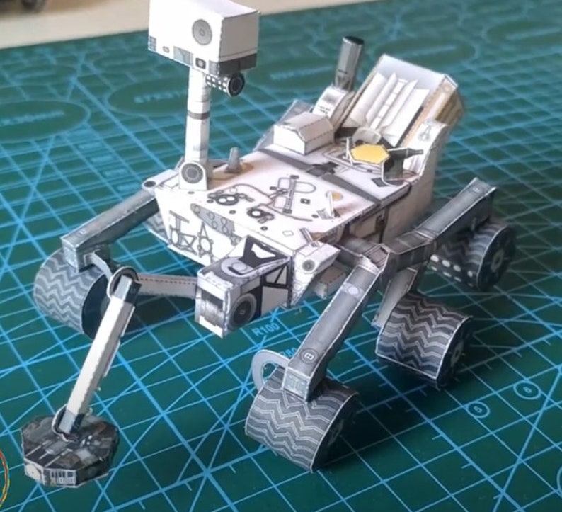 Papercraft Kit Curiosity Rover 3d Paper Model Crafting Kit PDF Plans to ...