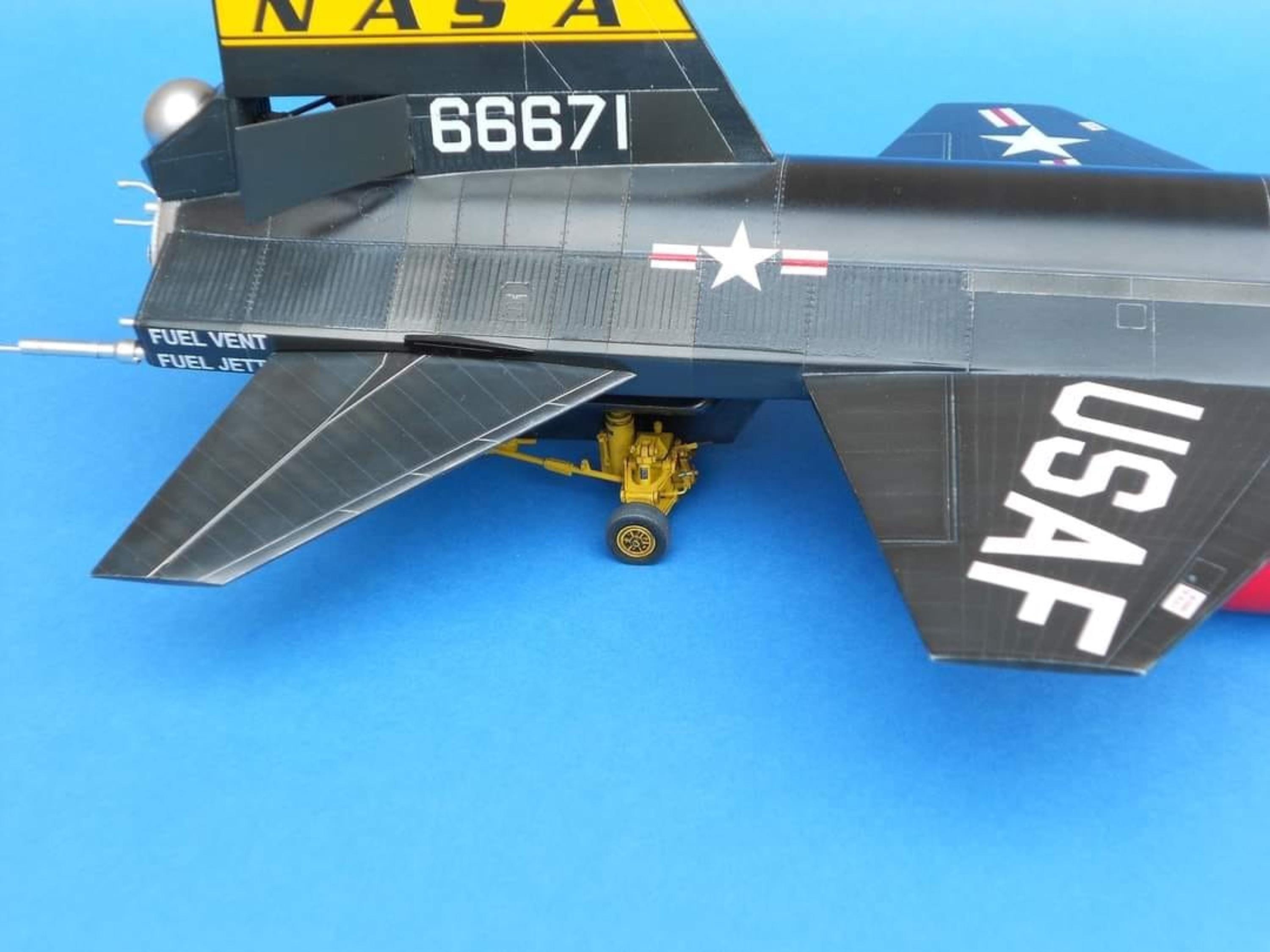 Papercraft Kit X-15 Experimental Airplane 3d Paper Model Crafting