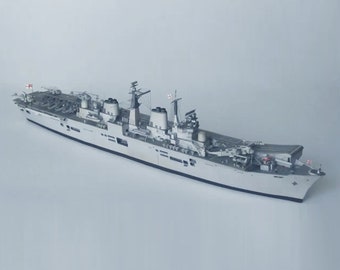 Kit de création de maquettes en papier 3D du navire HMS Invincible