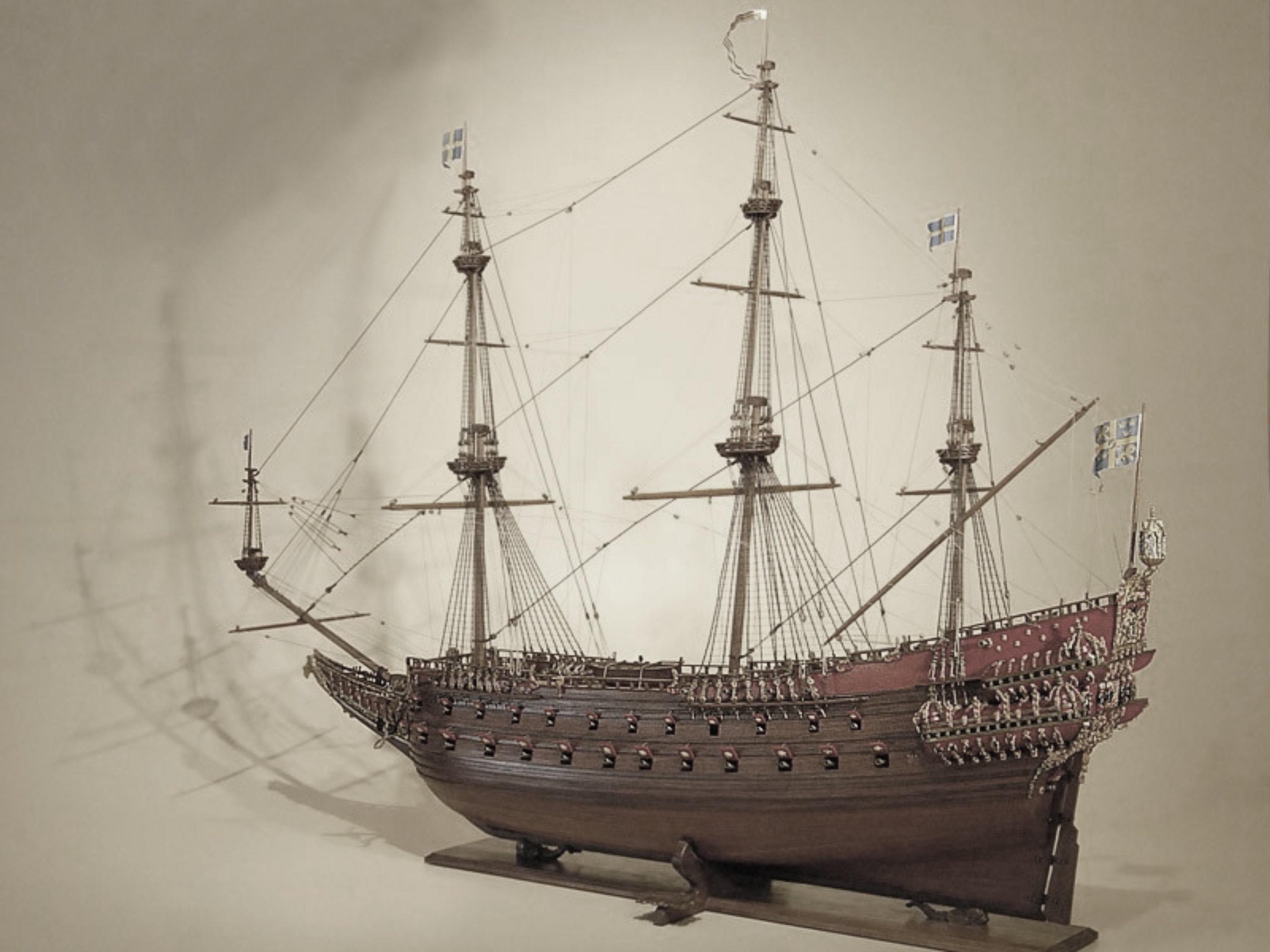 Papercraft Kit Vasa Warship 3d Paper Model Crafting Kit PDF Plans to ...