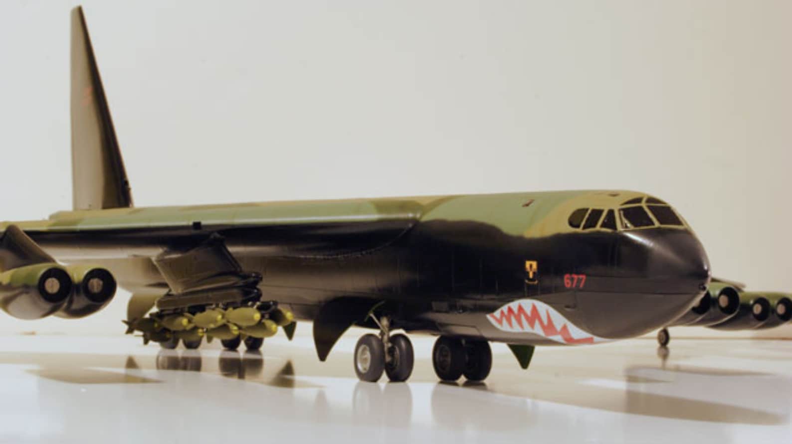  Papercraft Kit B-52 Stratofortress Airplane 3d Paper Model Crafting PDF Motiv 
