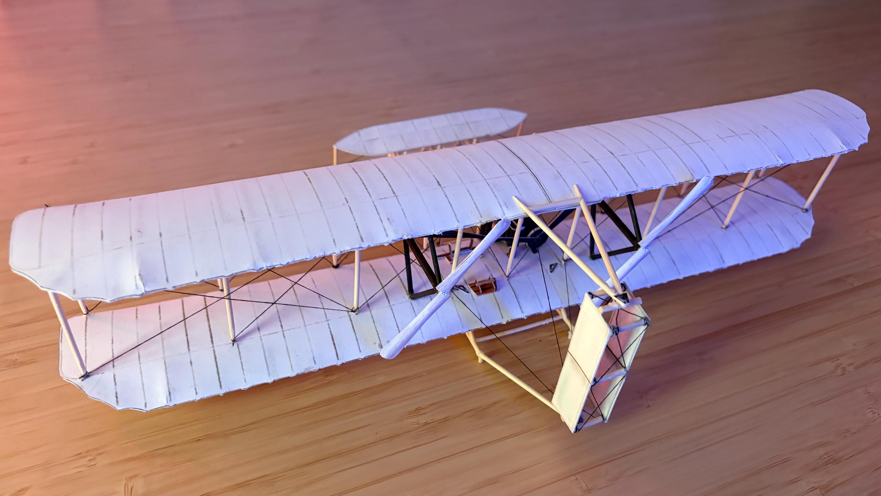 Papercraft Kit Wright Brothers Flyer Airplane 3d Paper Model Crafting ...