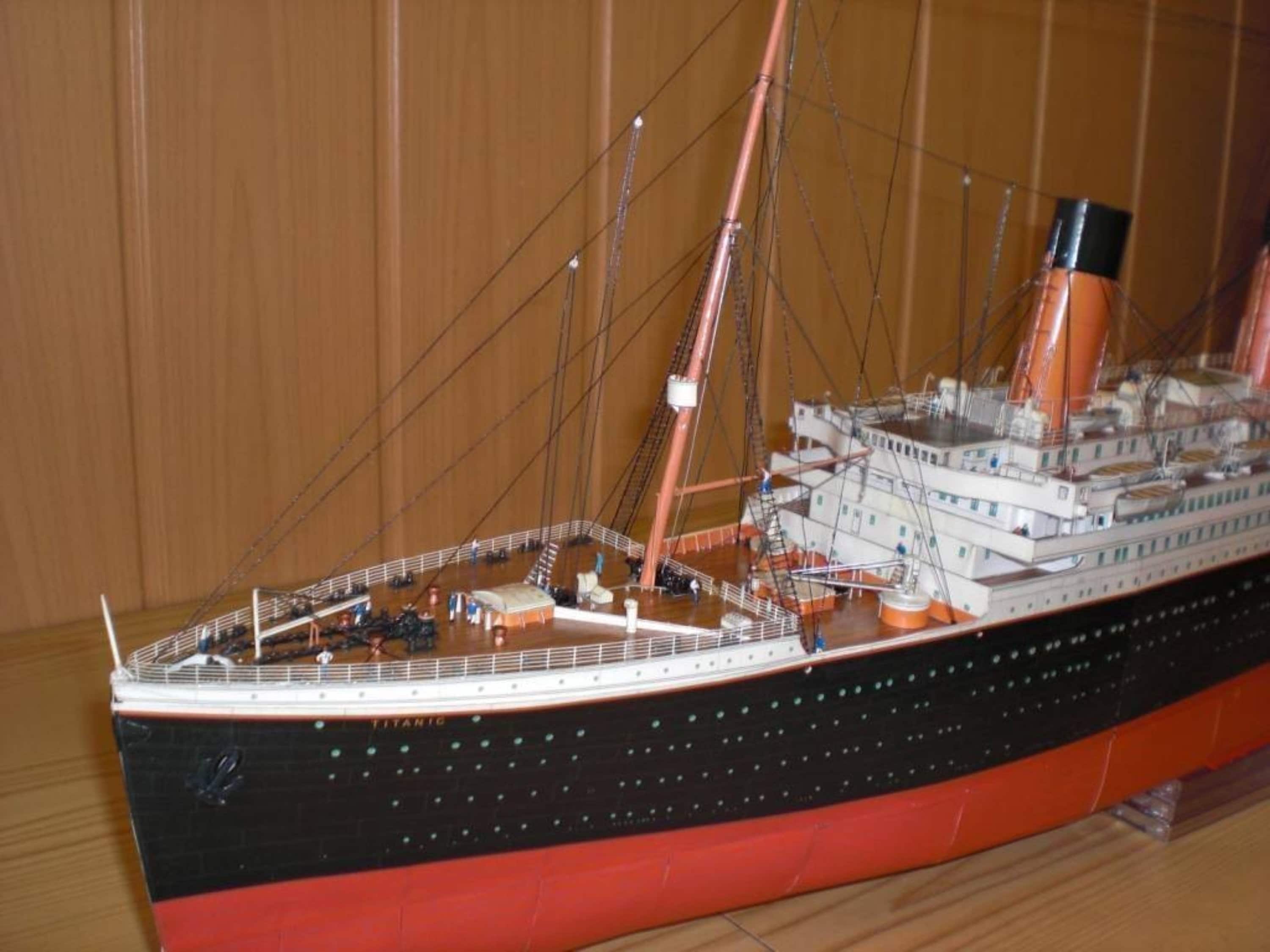 Papercraft Kit Titanic Ship 3d Paper Model Crafting Kit PDF Plans to ...