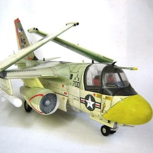 Kit de PaperCraft, avión S-3 Viking, modelo de papel 3D, kit de manualidades, planos en PDF para imprimir, cortar y pegar, plantilla de manualidades de papel para bricolaje, pasatiempo, rompecabezas, decoración