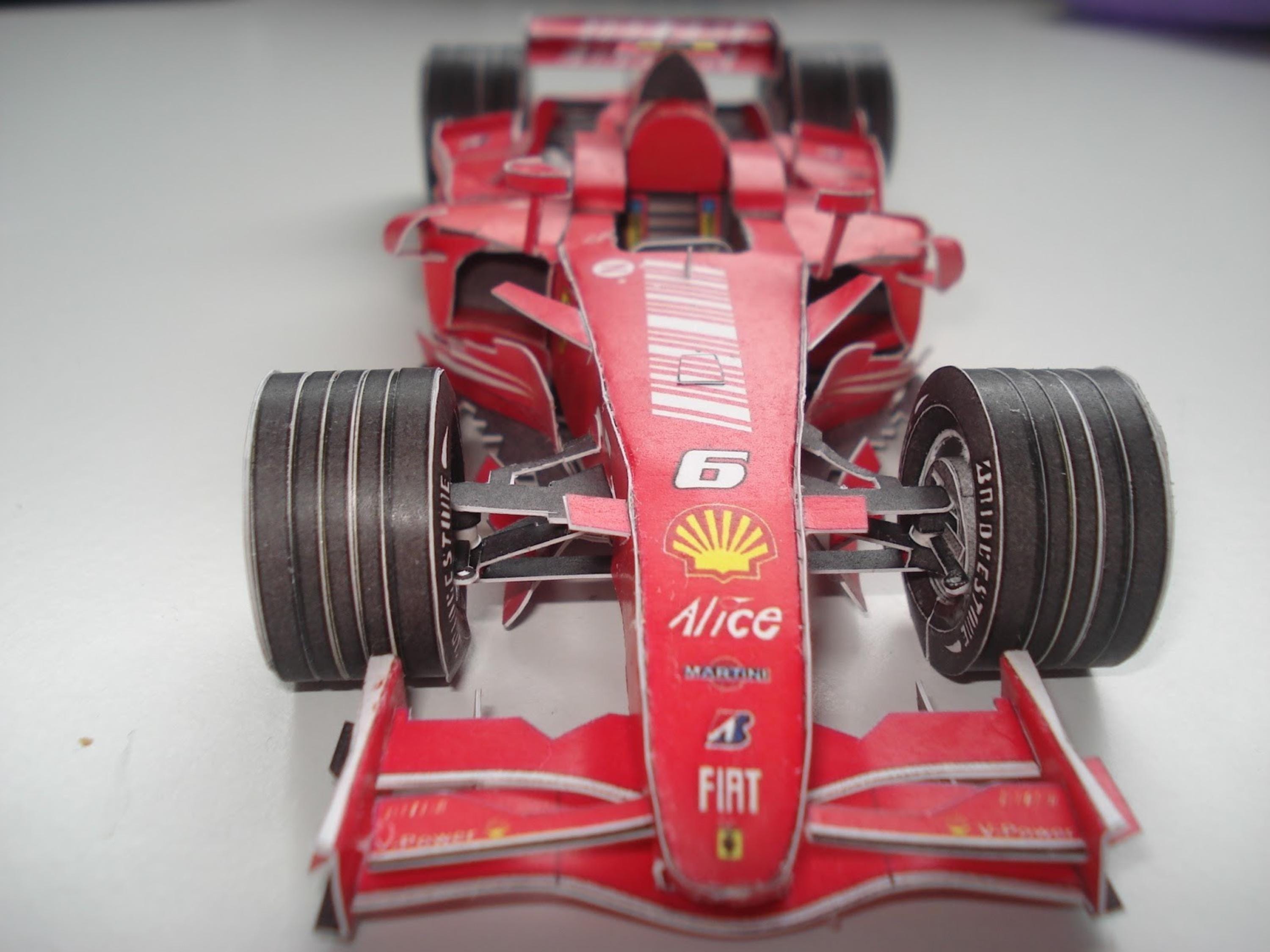 Papercraft Kit F1 Race Car 3d Paper Model Crafting Kit PDF Plans to ...