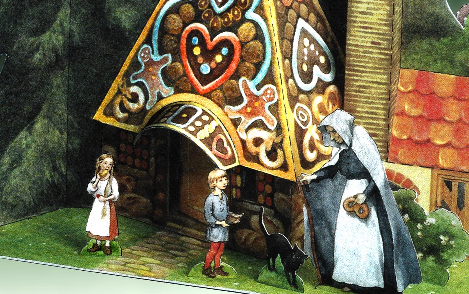 Papercraft Kit Hansel and Gretel Fairy Tale 3d Paper Model Crafting PDF ...