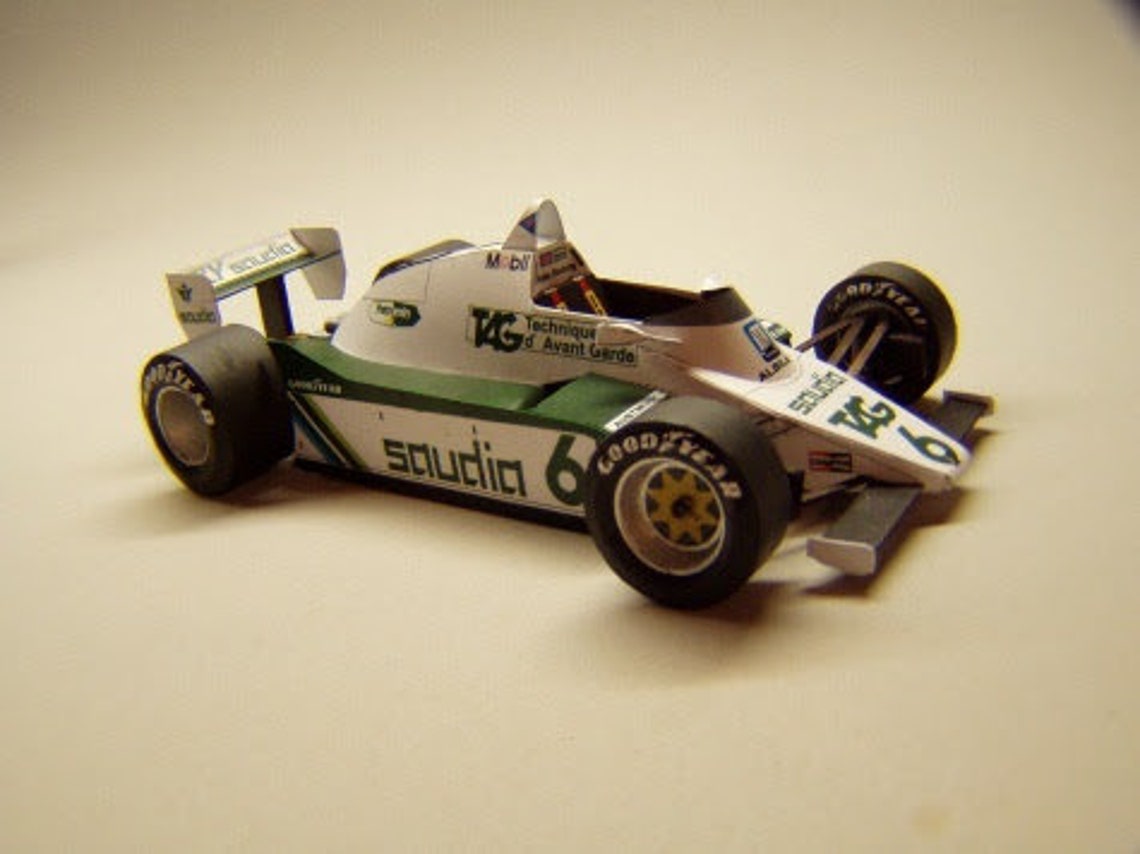 Papercraft Kit F1 Race Car 3d Paper Model Crafting Kit PDF Plans to ...