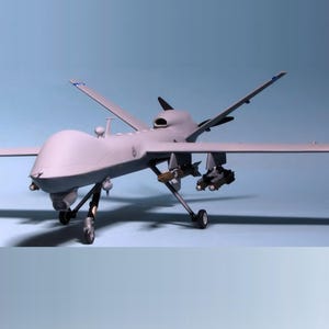 Kit PaperCraft Reaper Drone MQ-9, modelo de papel 3D, planos en PDF, plantilla DIY