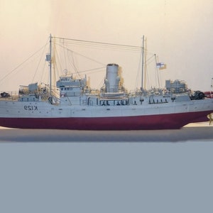 Kit de PaperCraft: corbeta HMCS Agassiz, modelo de papel 3D, kit de manualidades, planos en PDF para hacer uno mismo, plantilla de papel para manualidades, decoración, rompecabezas