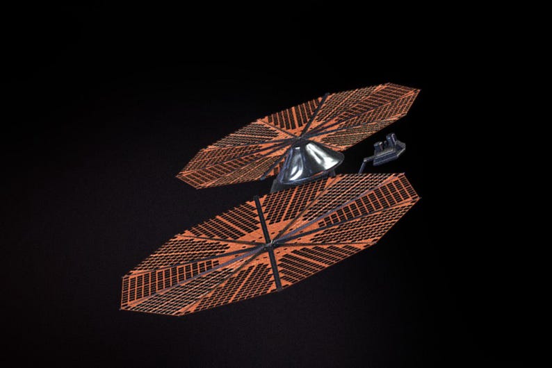 Space Model Craft Papercraft Kit Space Probe 3d Paper Model Crafting Kit PDF Plans to DIY ...